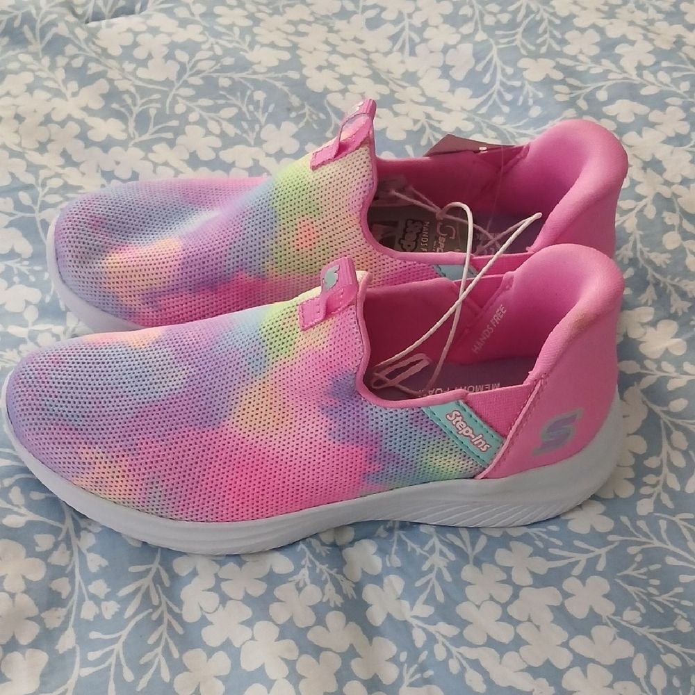 Skechers Kids' Rainbow Slip-On Sneakers